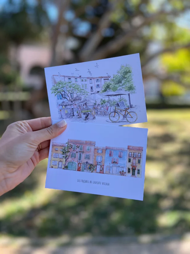Carte Postale Cora Longo Place Du Village