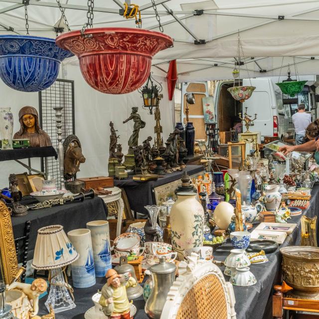 Antiekstand op de Braderie de Lille
