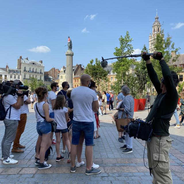 Tournage Grand Place