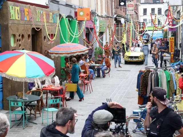 Tournage d'une série