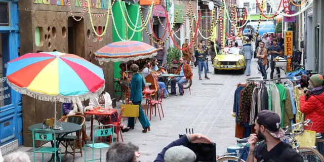 Tournage d'une série