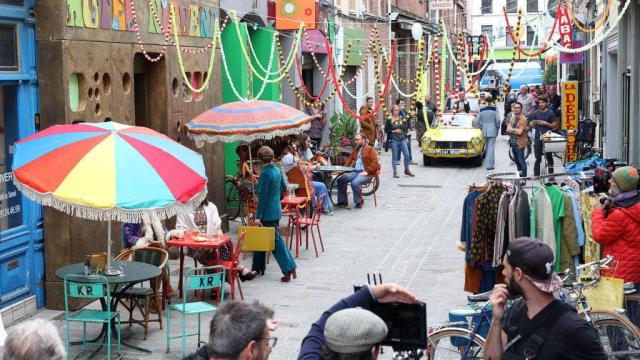 Tournage d'une série