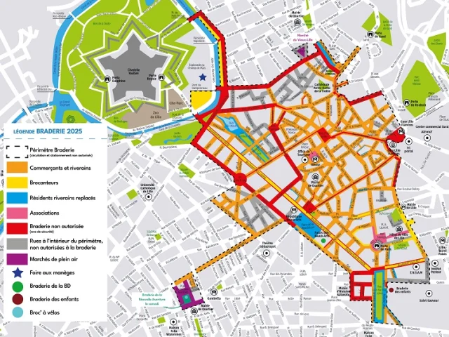 Braderie De Lille 2025 Le Plan