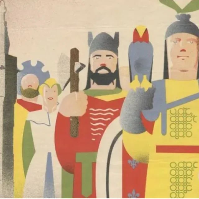Illustration : Affiche municipale annonçant les festivités de la Pentecôte en 1956 à Lille
