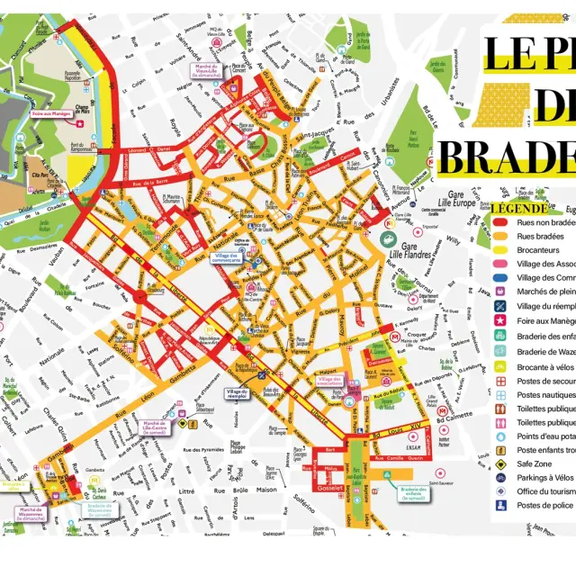 Lille Street Market 2026: The Map