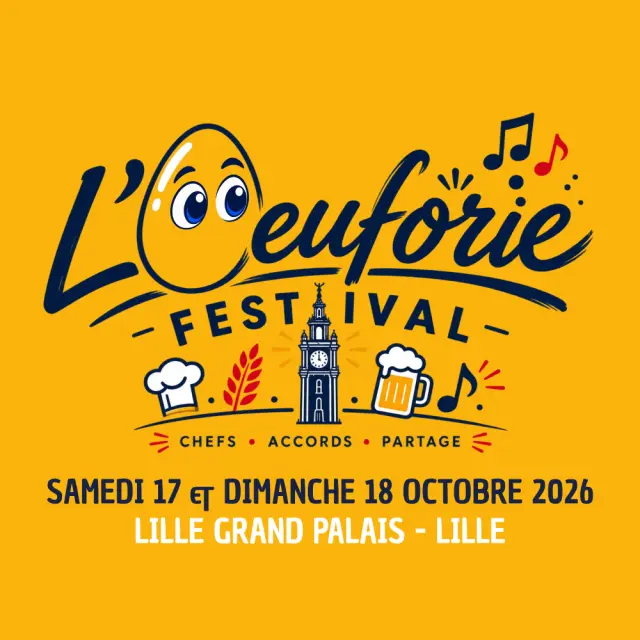 Logo du festival autour de l'oeuf : Loeuforie