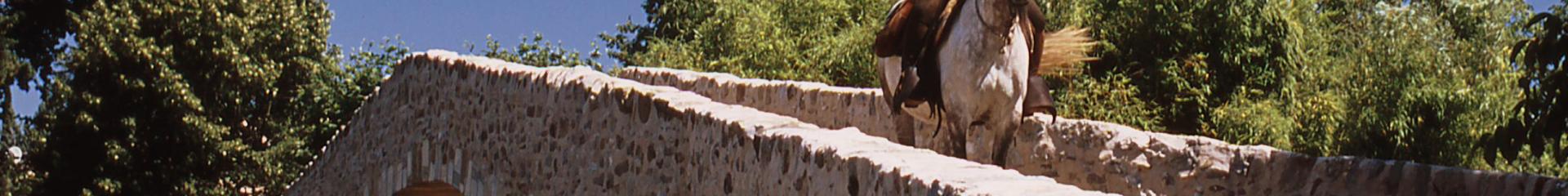 Bridge of Serres on horseback