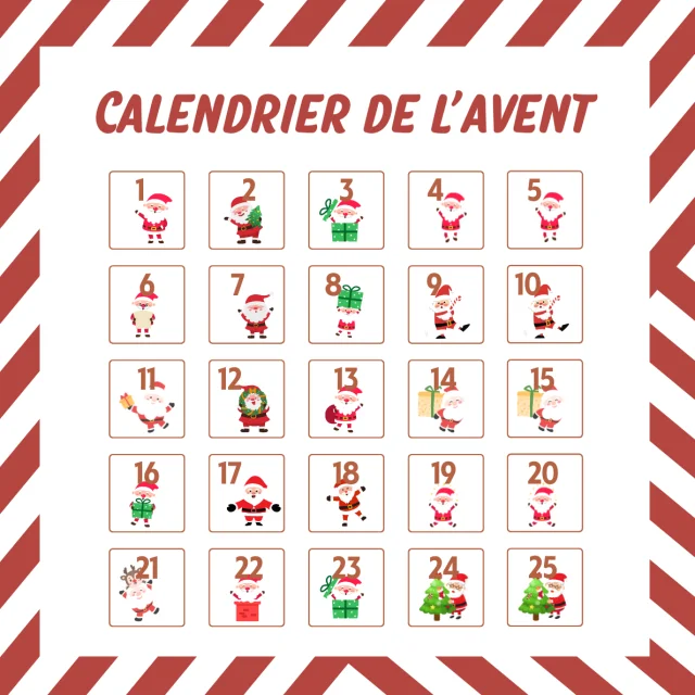 calendrier de l'avent