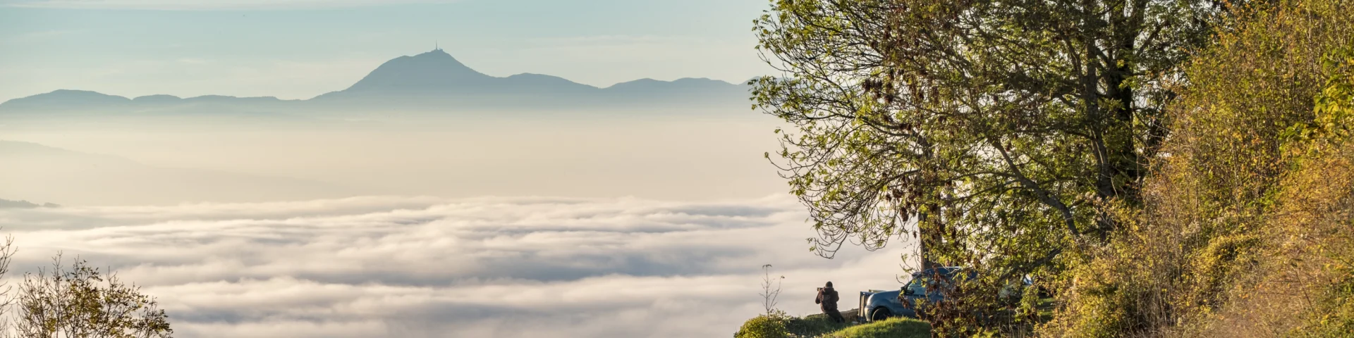 Balade avec vue sur la chaîne des puys