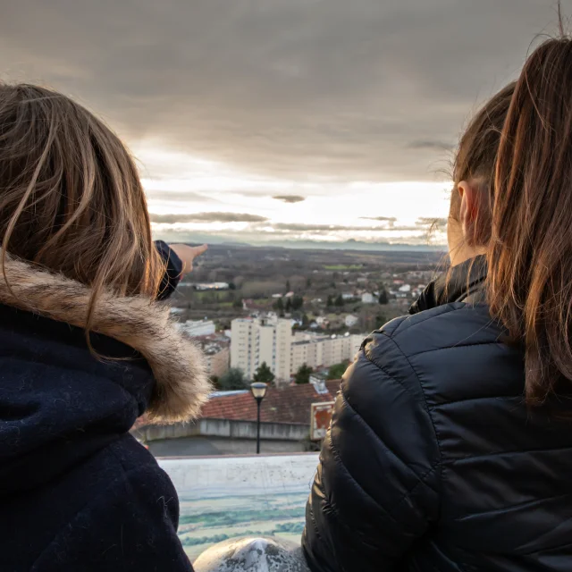 Point de vue Thiers - l'hiver