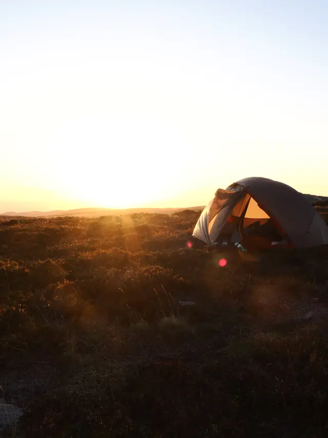 Bivouac sur les Hautes-Chaumes en Livradois-Forez, Auvergne
