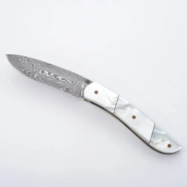 couteau réalisé lors du festival Coutellia à Thiers en Livradois-Forez, Auvergne