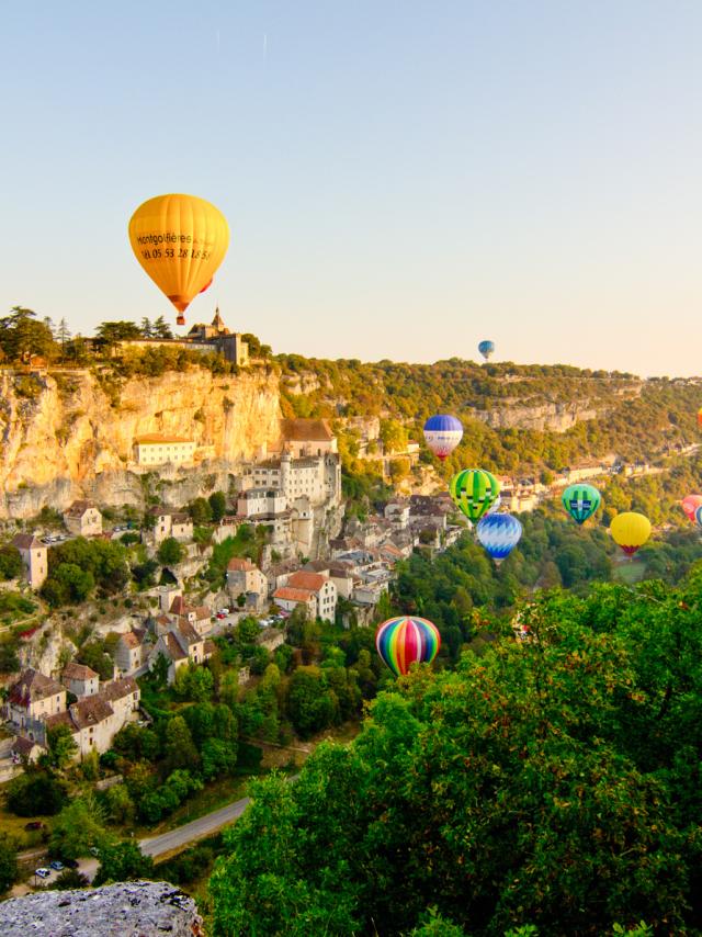 Montgolfiades à Rocamadour