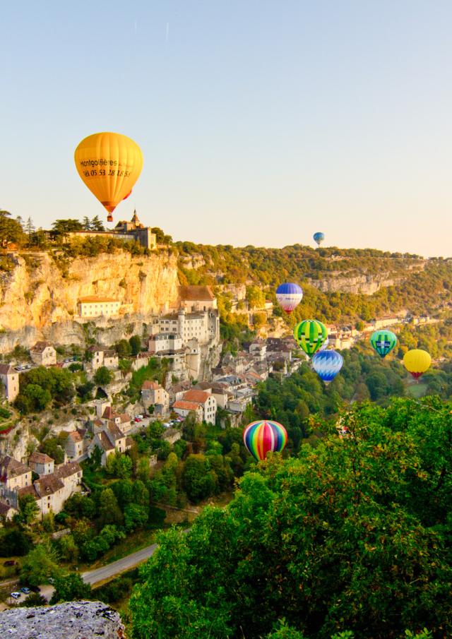 Montgolfiades à Rocamadour