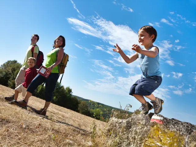 Randonnée en famille