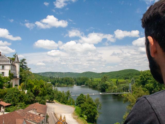 Albas, vue sur le Lot