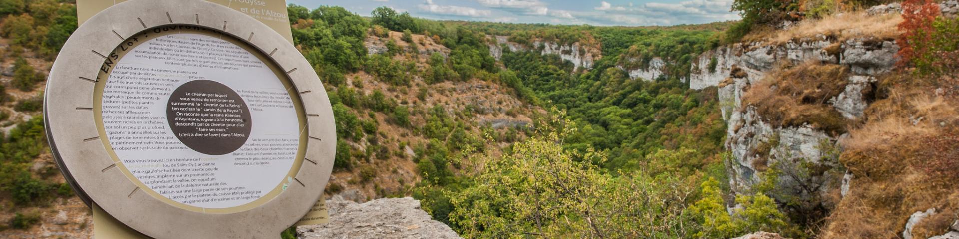 Borne d'interprétation n° 5 - ENS du Moulin du Saut