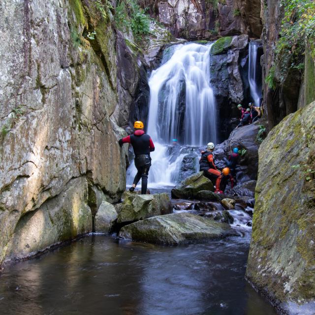 Canyoning à la cascade du Saut Grand