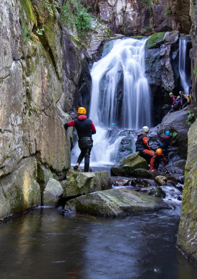 Canyoning à la cascade du Saut Grand