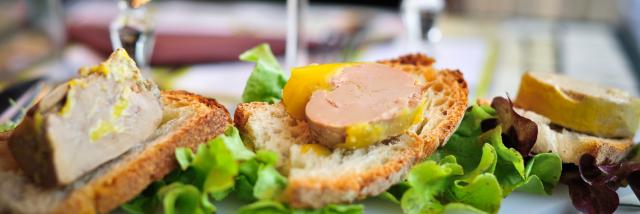 Délice de foie gras sur toast