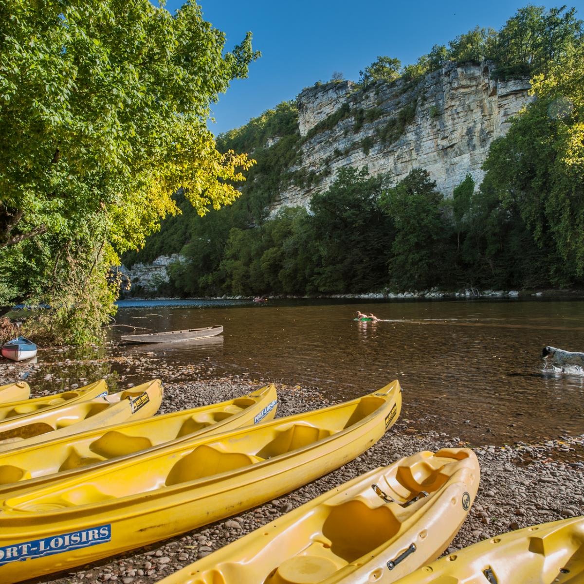 Descendre la Dordogne en canoë