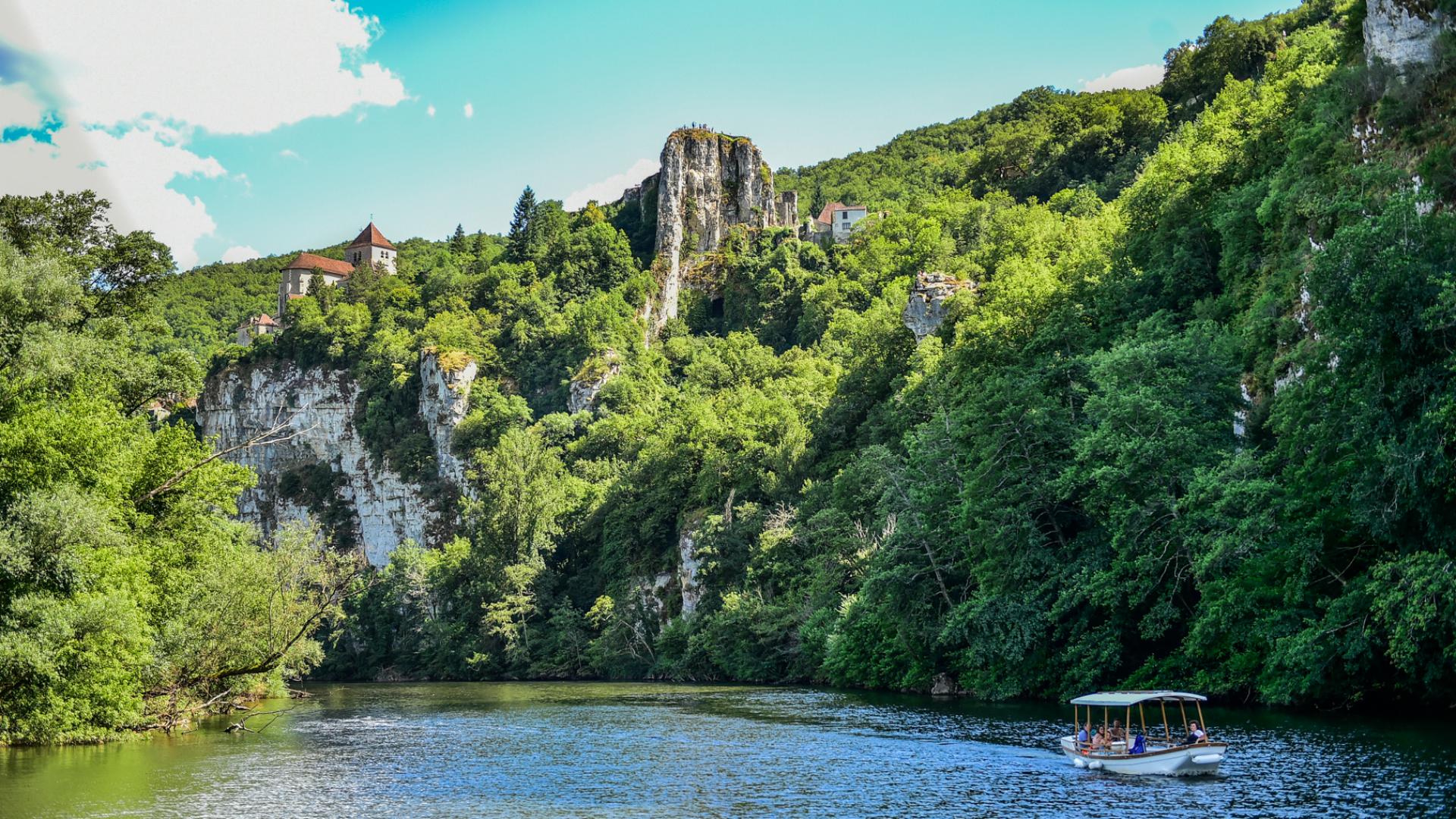 Navigation sur la rivière Lot