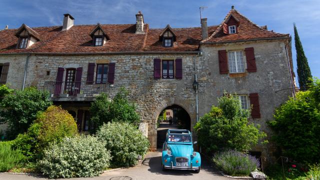 En 2CV à Loubressac