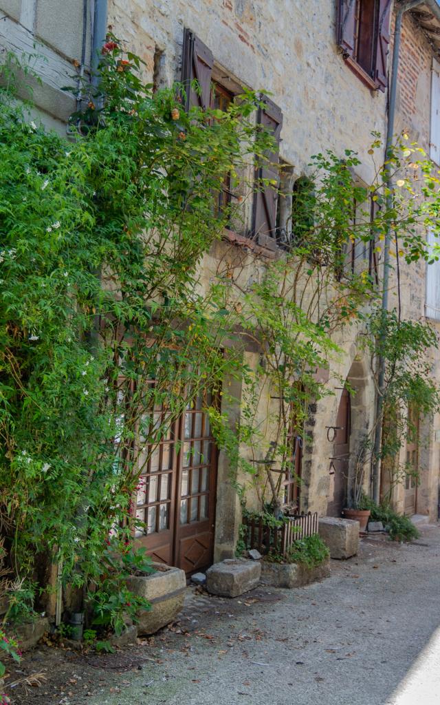 Maisons de la rue Centrale de Cajarc