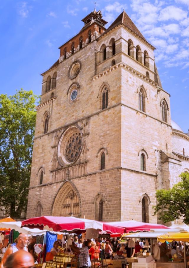 Marché coloré de Cahors