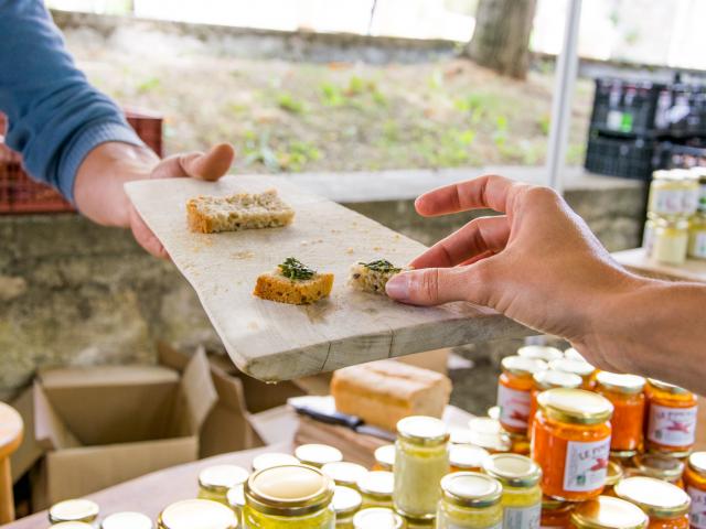 Marché de producteurs à Montcuq