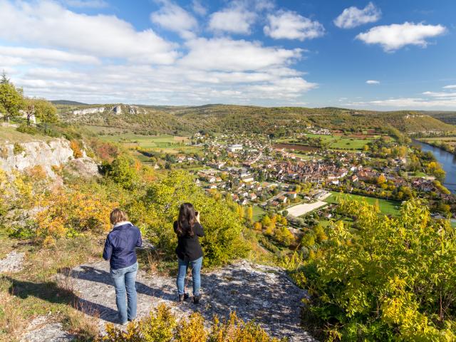 Point de vue sur Cajarc au Lieu-dit La Plogne