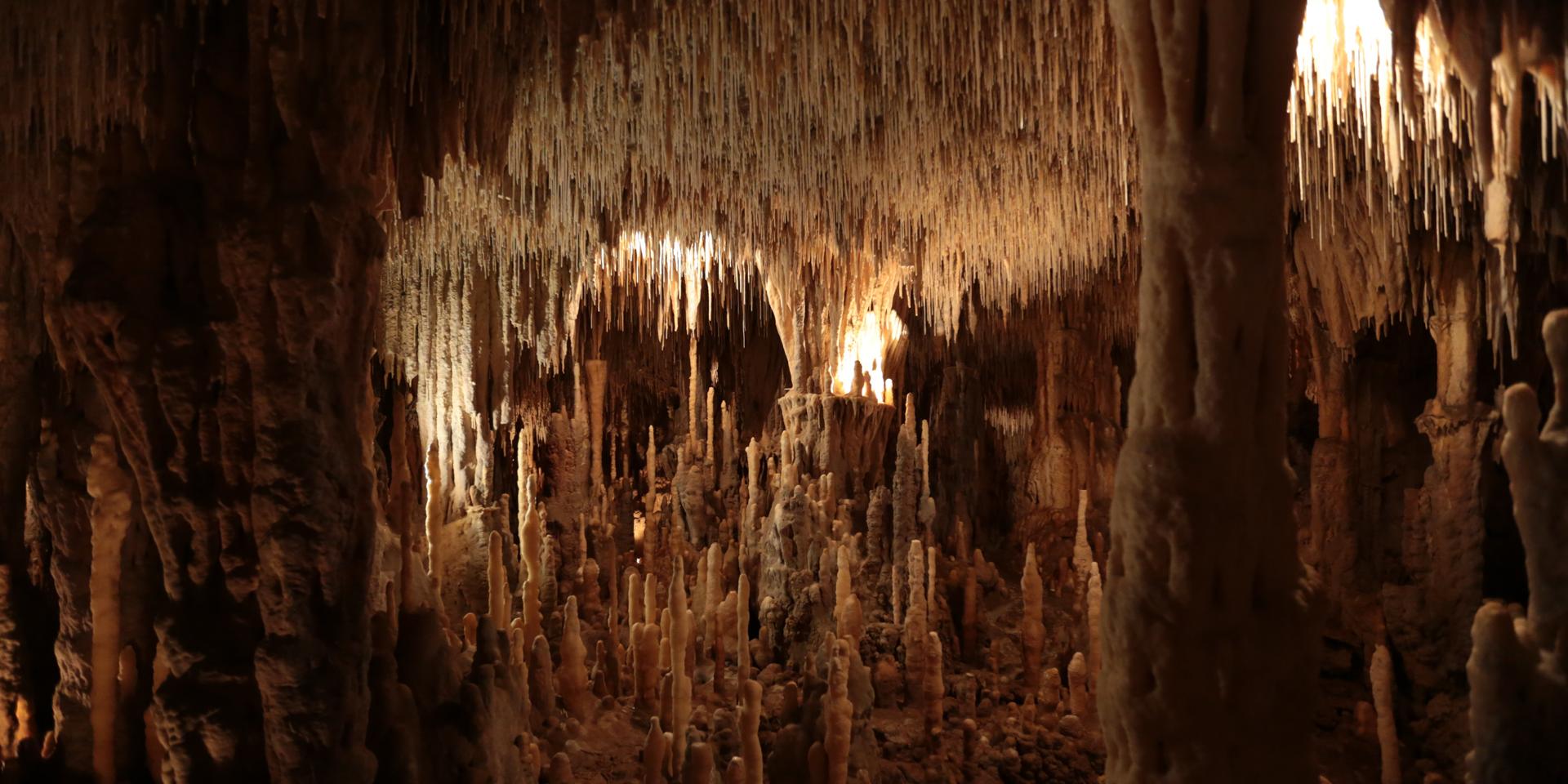 Salles des concrétions naturelles - Grottes de Cougnac