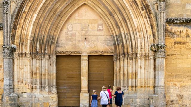 Visite sensorielle de Gourdon - Église Saint-Pierre