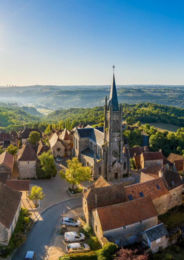 Vue aérienne du Village de Faycelles