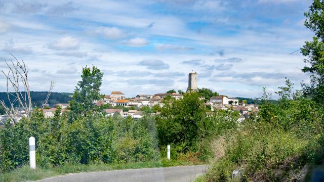 Vue générale de Montcuq