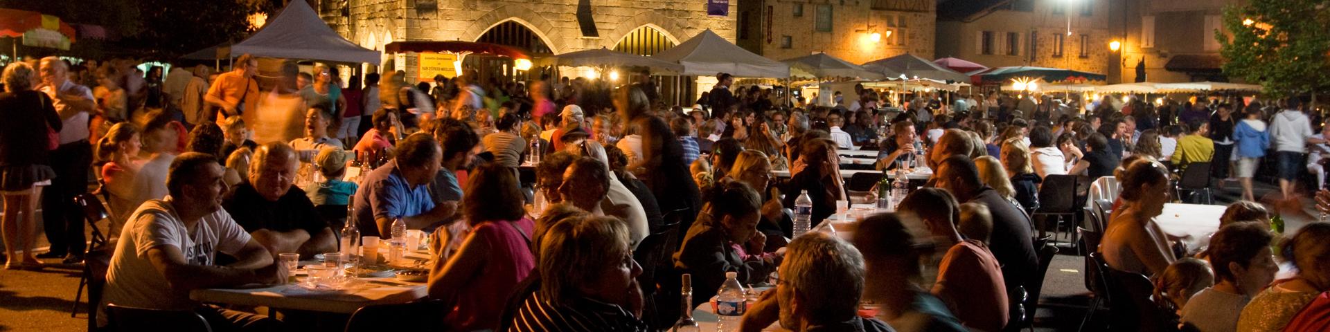 Marché nocturne de Figeac
