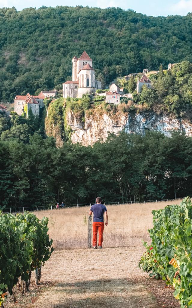 Vue depuis l'hôtel le St Cirq à Tour-de-Faure