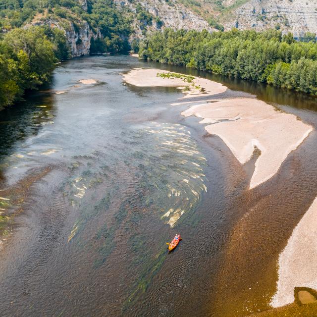 Canoë sur la Dordogne à Pinsac