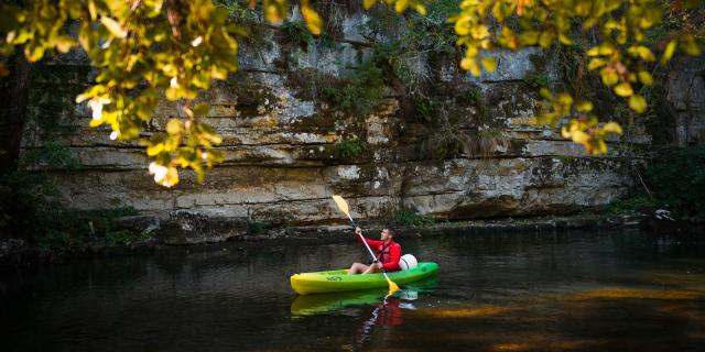 Descente en canoë de la vallée du Célé