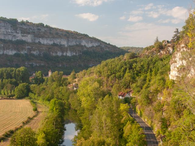 Vue sur Marcilhac-sur-Célé