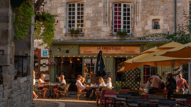En terrasse, à Martel