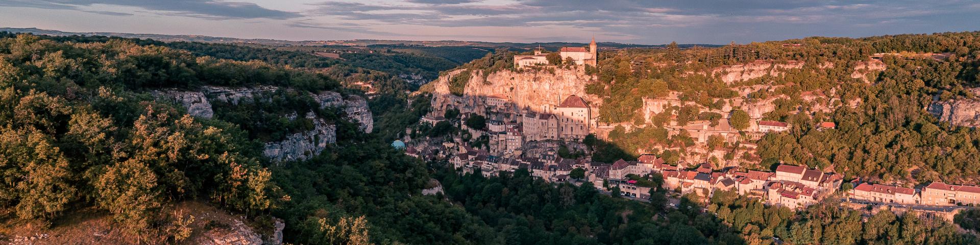 Rocamadour à l'aube