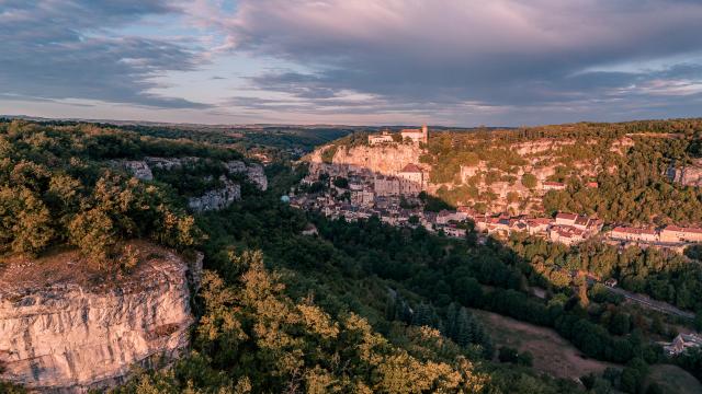 Rocamadour à l'aube