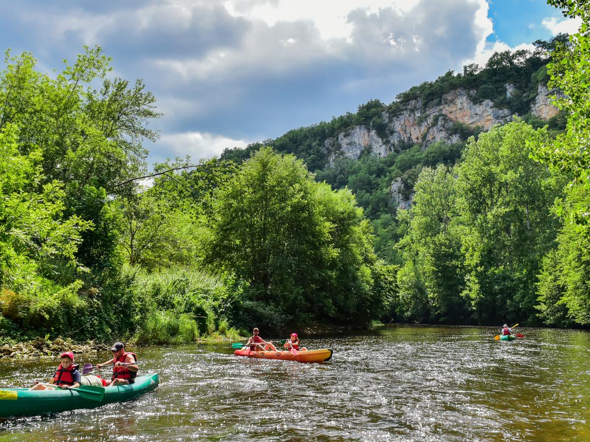 Canoë Kayak dans le Lot