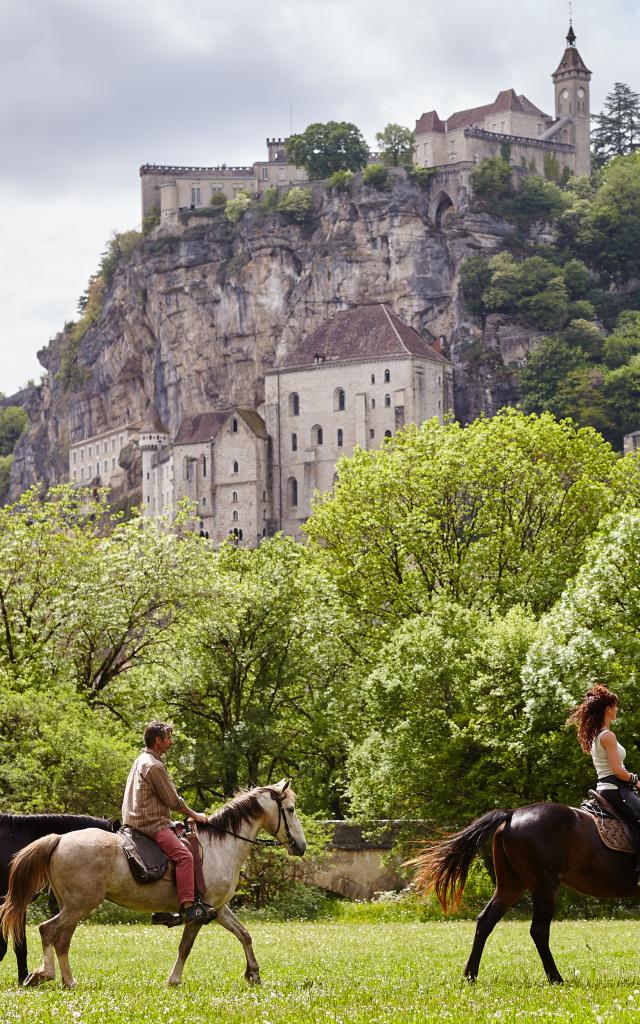 Rando équestre à Rocamadour