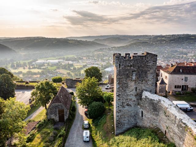 Vue drone de Capdenac-le-Haut