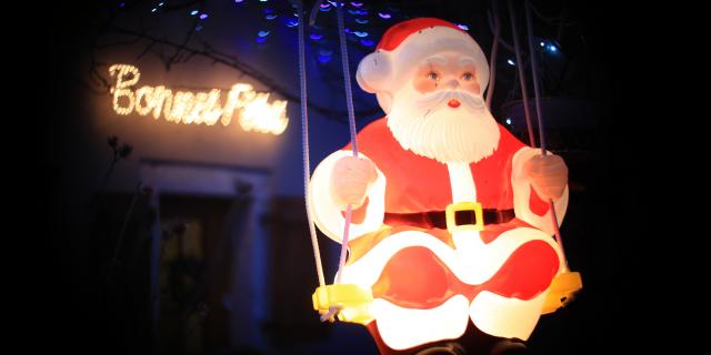 Illuminatiions de Noël à Lunegarde 2015