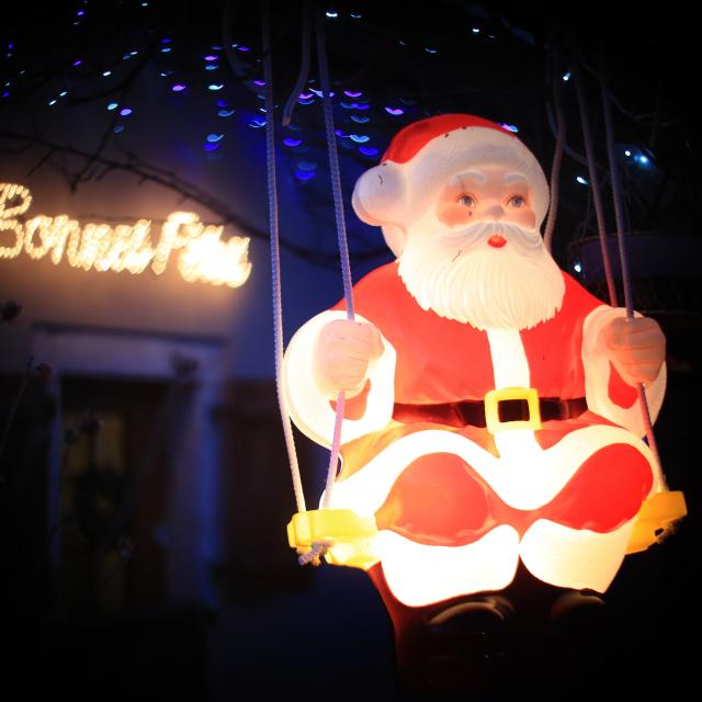 Illuminatiions de Noël à Lunegarde 2015