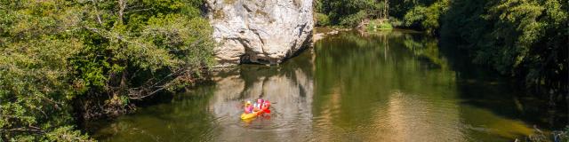 Canoë sur le Célé