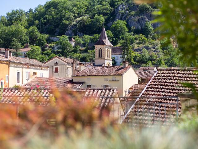 Vue du clocher de l'église de Vers - Cyril Novello Lot tourisme